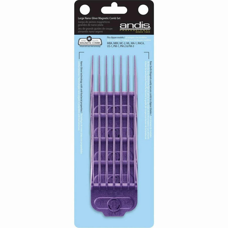 Andis Single Magnetic 4-Comb Set Large by Andis