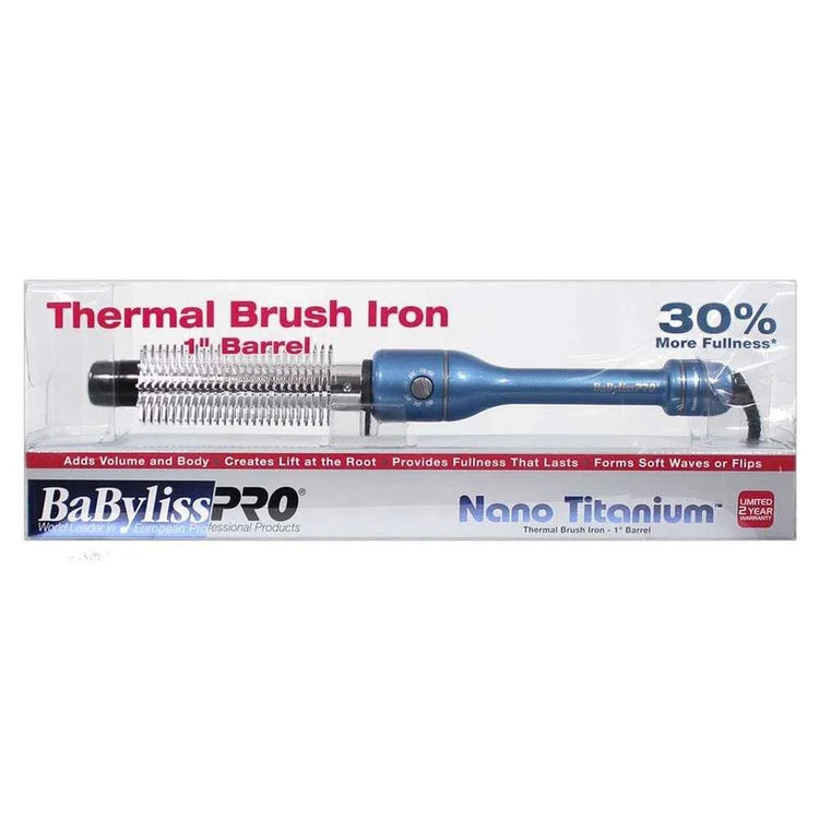 Babylisspro Nano Titanium Thermal Brush Iron by BaByliss