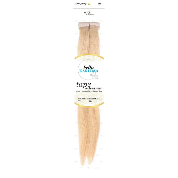 Human Hair Bella Karizma Tape Hair Extension 22 Inch 613 by Urban Beauty
