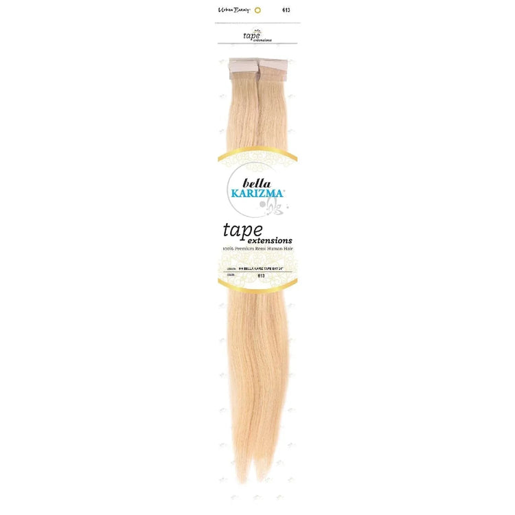 Human Hair Bella Karizma Tape Hair Extension 24 Inch 613 by Urban Beauty