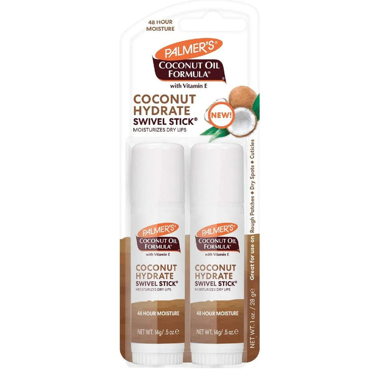 Palmers Palmers Coconut Oil Swivel Stick Twin Pack 0.5 Oz by Palmers