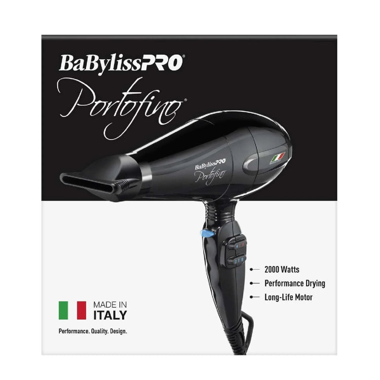 Babylisspro Nano Titanium Portofino Full-Size Dryer 2000W by BaByliss