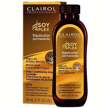 Clairol Professional Soy4Plex Liquicolor Permanent Hair Color 12Ghl-G High Lift Golden Blonde 2.0 Fl Oz by Clairol