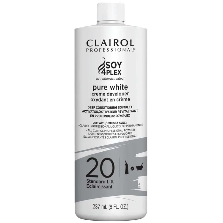 Clairol Pure White 20 Volume Cream Developer 8.0 Fl Oz by Clairol