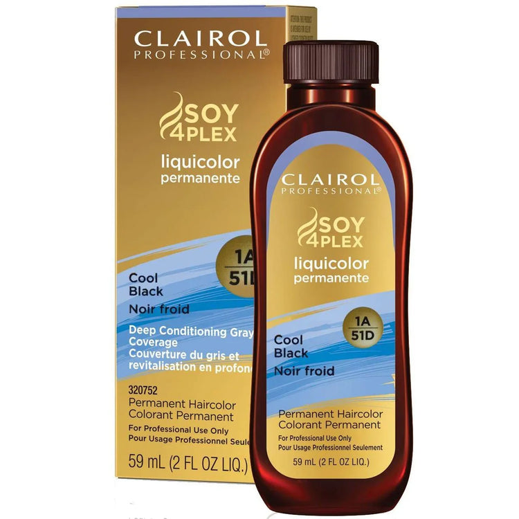 Clairol Soy Liquicolor Permanente 1A51D Cool Black 2 Oz by Clairol