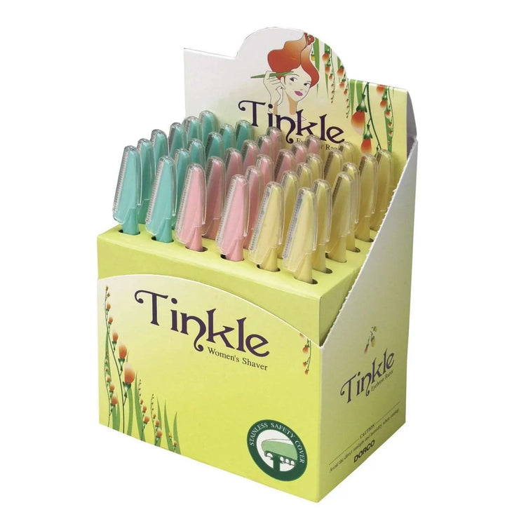 Dorco Tinkle Eyebrow Razor 36 Piece Display by Dorco