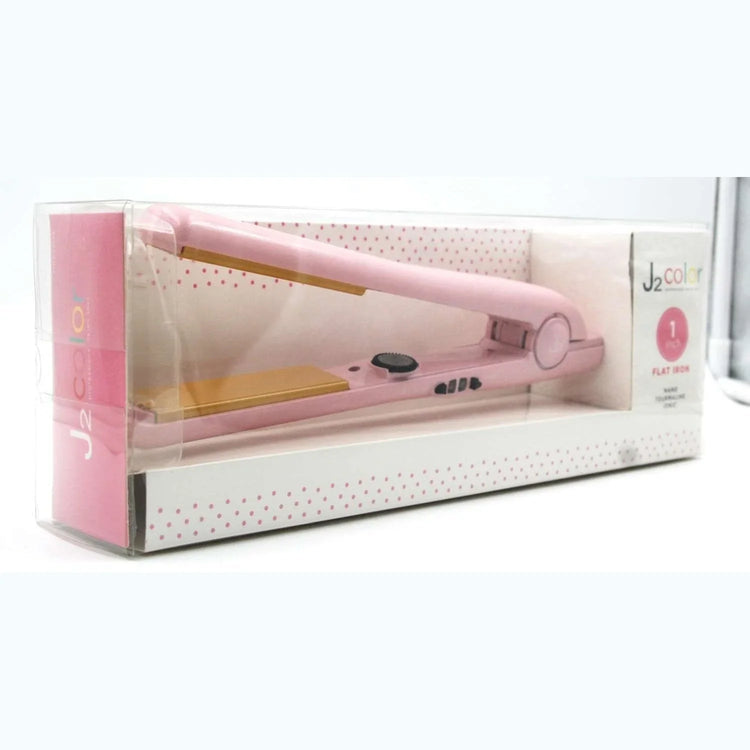 J2 Hair Tools Color Flat Iron Metallic Pink by J2 Hair Tools