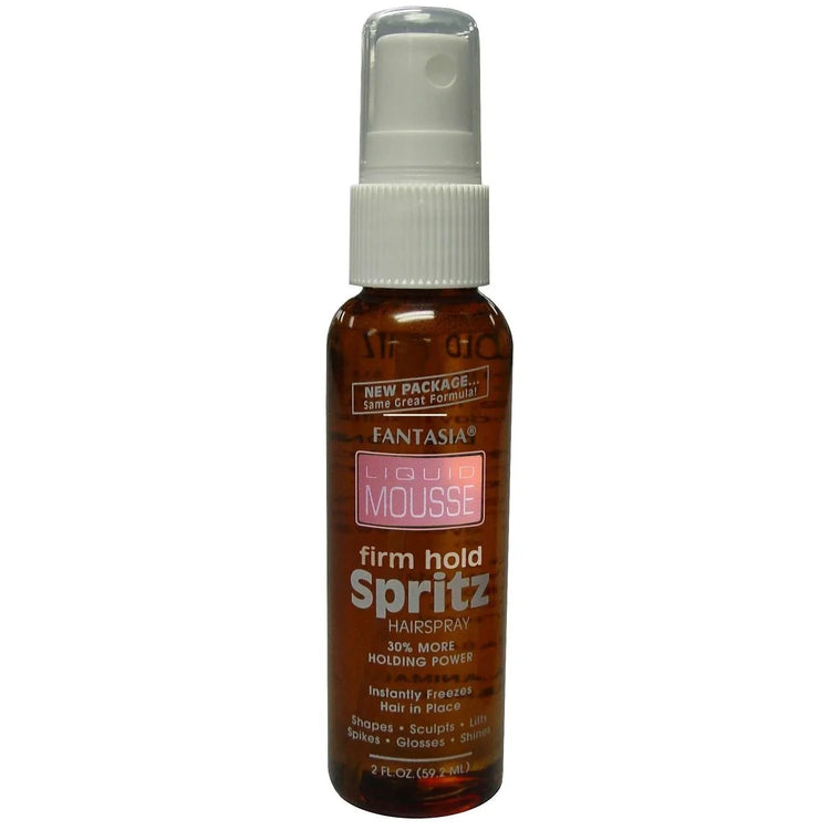 Fantasia Liquid Mousse Firm Hold Spritz Pink 2 Oz by Liquid Mousse