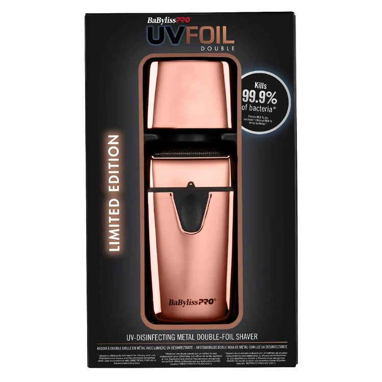 Babyliss Uvfoil Uv Double Foil Shaver Rose Gold by BabylissPro
