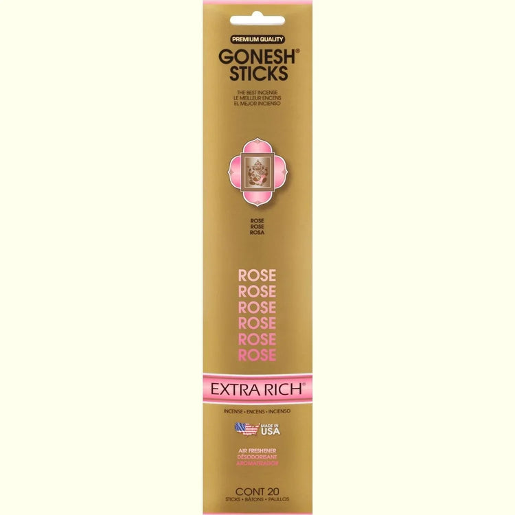 Gonesh Stick Extra Rich Rose 20 Piece by Gonesh
