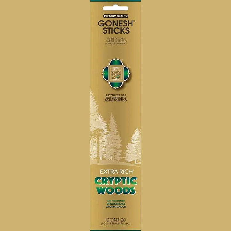 Gonesh Stick Extra Rich Cryptic Woods 20 Piece by Gonesh