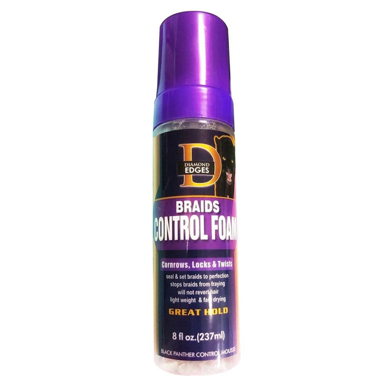 Black Panthers Braid Control Foam 6 Oz by The Roots