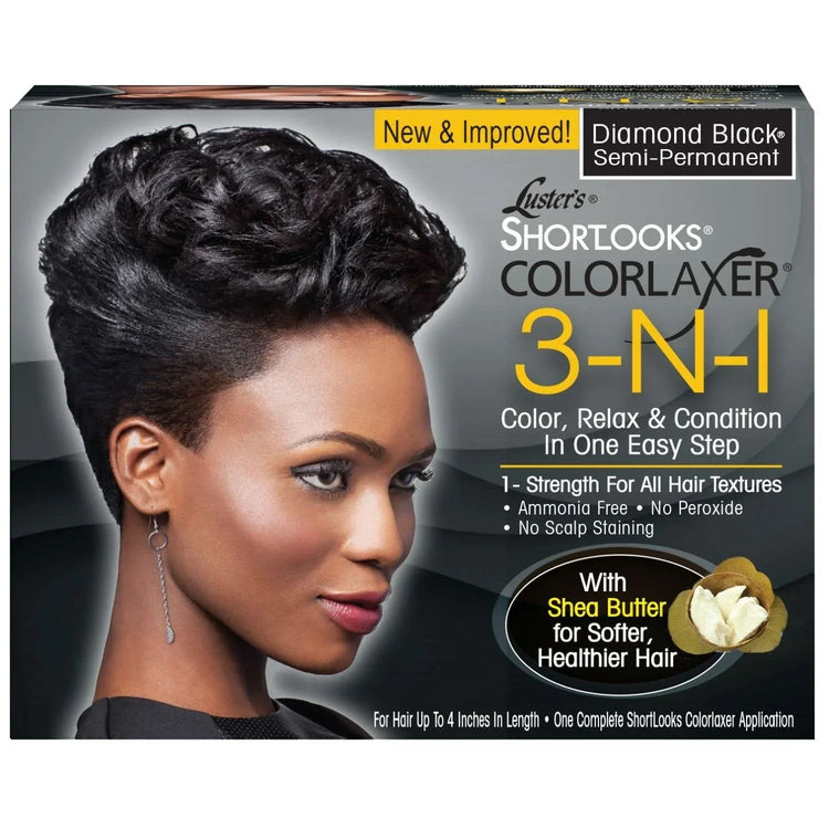 Pink Short Looks Color Relaxer 3 In 1 Black by Pink Short Looks