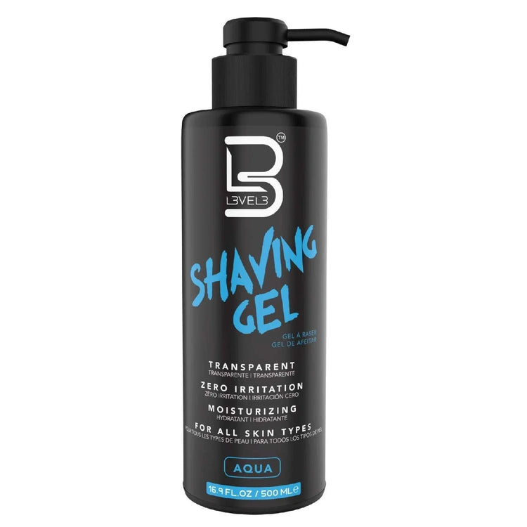 L3Vel3 Shaving Gel Aqua 16.97 Oz by L3VEL 3