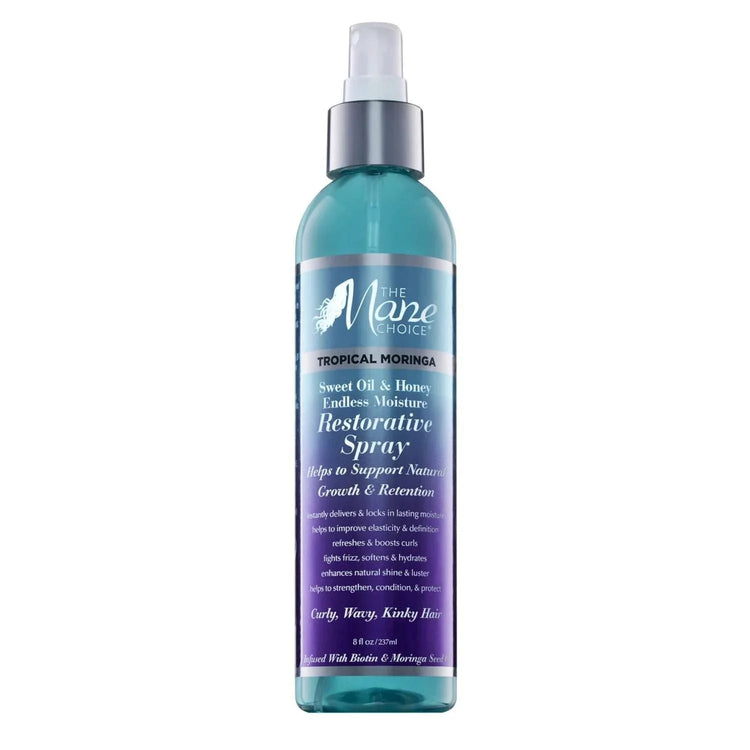 The Mane Choice Tropical Moringa Sweet Oils Honey Endless Moisture Restorative Spray 8 Oz by The Mane Choice
