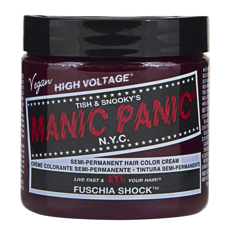 Manic Panic Semi Permanent Cream Hair Color - Fuschia Shock 4 Oz by Manic Panic