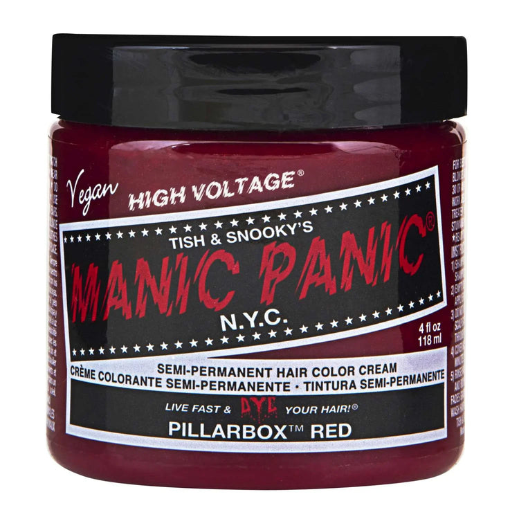 Manic Panic Semi Permanent Cream Hair Color - Pillarbox Red 4 Oz by Manic Panic