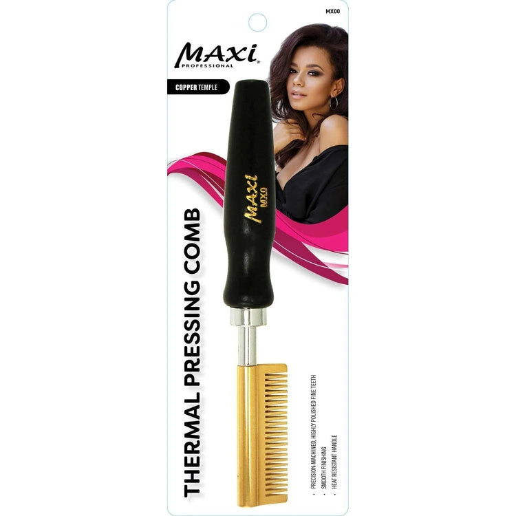 Maxi Hair Tool Pressing Comb Copper by Maxi