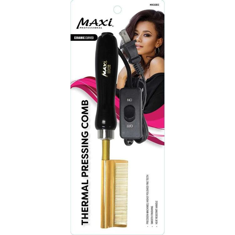 Maxi Hair Tool Pressing Comb Electronic Ceramic by Maxi