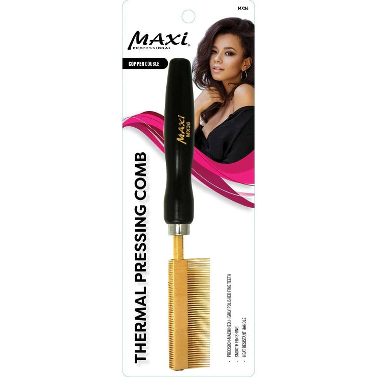 Maxi Hair Tool Pressing Comb Copper by Maxi