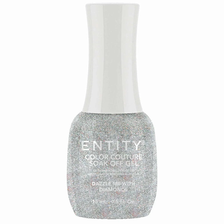 Entity Color Couture Soak Off Gel Dazzle Me With Diamonds 0.5 Fl Oz by ENTITY