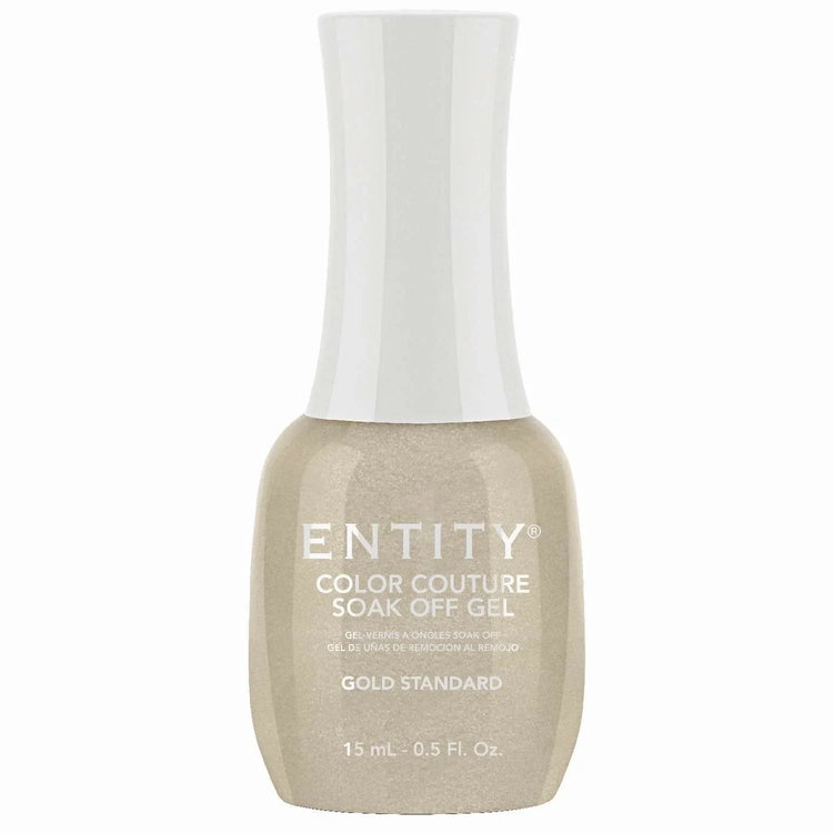 Entity Color Couture Soak Off Gel Gold Standard 0.5 Fl Oz by ENTITY