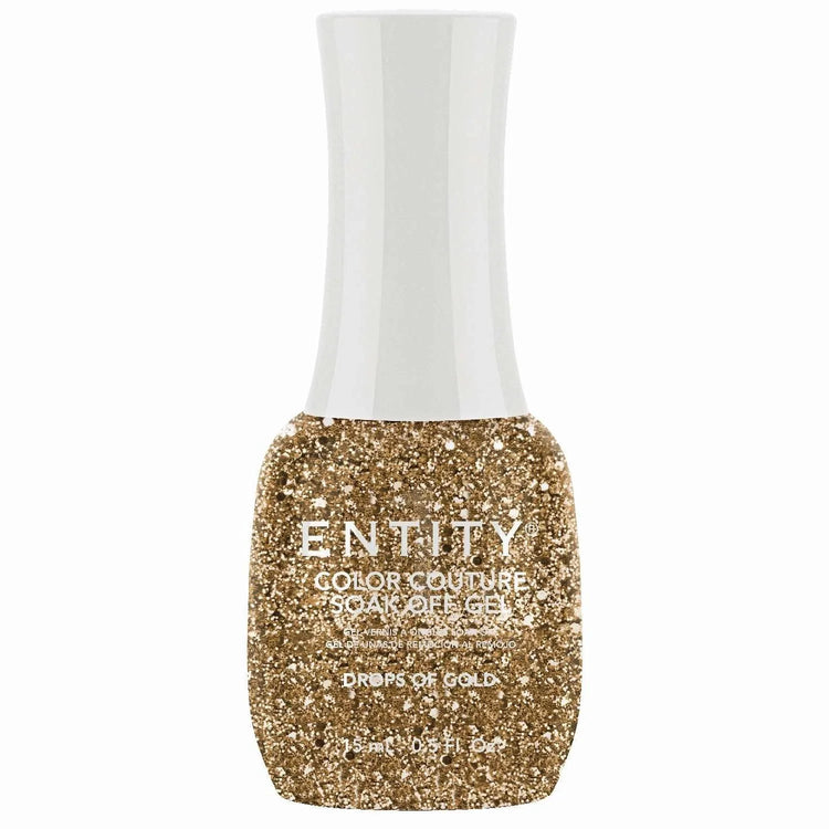 Entity Color Couture Soak Off Gel Drops Of Gold 0.5 Fl Oz by ENTITY
