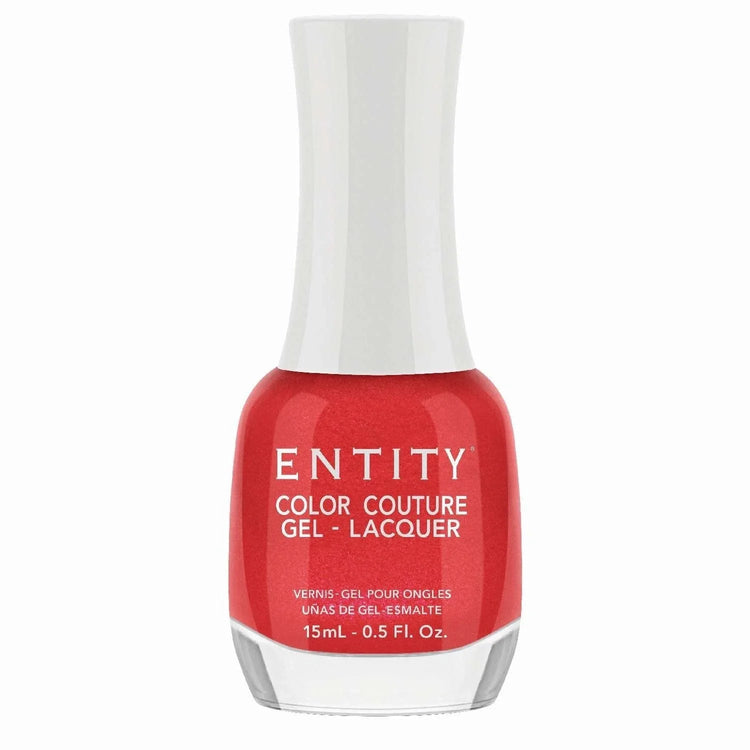 Entity Color Couture Gel Lacquer Beauty Icon 696 Red Rum Rouge 0.5 Fl Oz by ENTITY