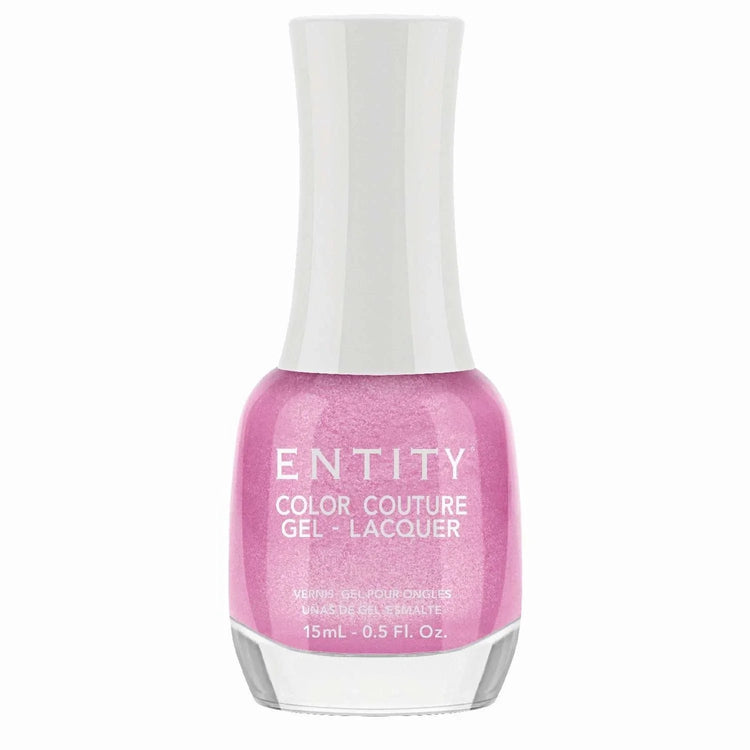Entity Color Couture Gel Lacquer Beauty Icon 761 Ruching Pink 0.5 Fl Oz by ENTITY