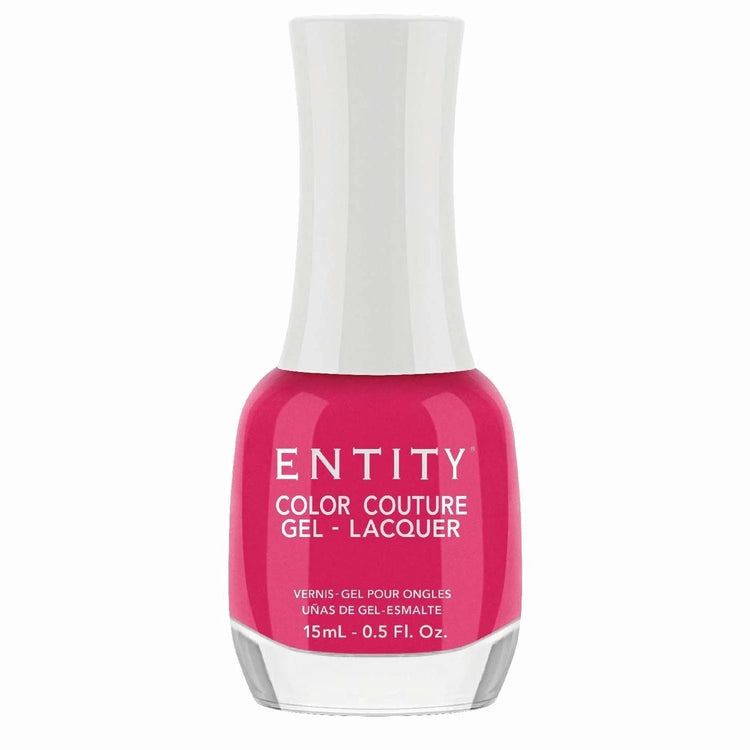 Entity Color Couture Gel Lacquer Beauty Icon 854 Power Pink 0.5 Fl Oz by ENTITY