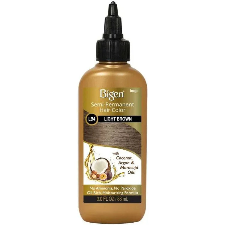 Bigen Semi-Permaneant Hair Color Light Brown 3 Oz by Bigen