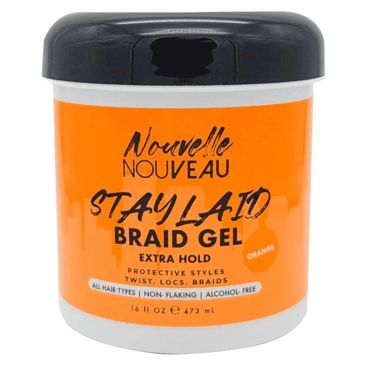 Nouvelle Nouveau Stay Laid Braiding Gel Orange 16 Oz by NOUVELLE NOUVEAU