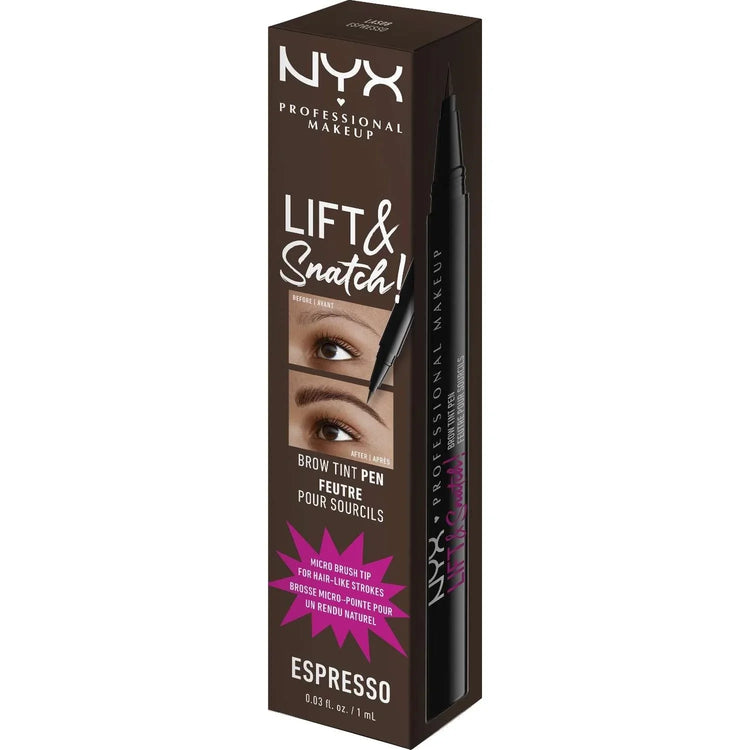 NYX Lift Snatch Brow Tint Pen 08 - Espresso 0.03 Fl Oz by NYX