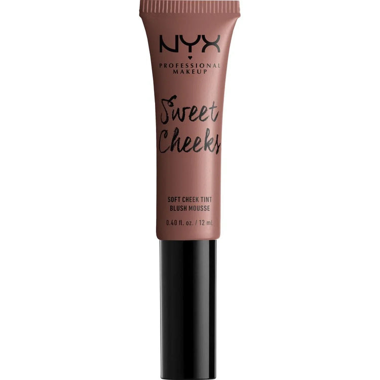 NYX Sweet Cheeks Soft Cheek Tint Blush Mousse 01 - Nudetude 0.40 Fl Oz by NYX