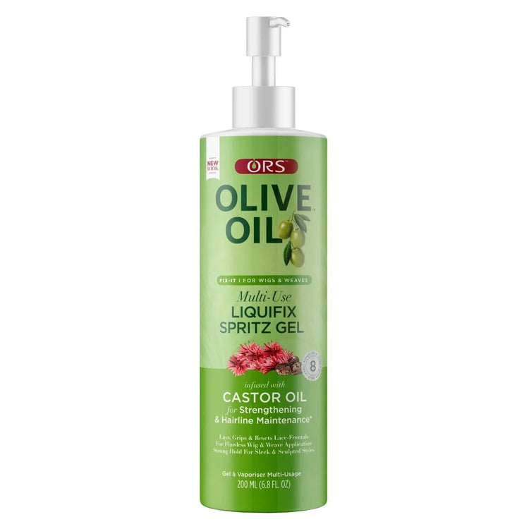 Ors Olive Oil Fix-It For Wigs Weaves Multi-Use Liquifix Spritz Gel 6.8 Oz by ORS