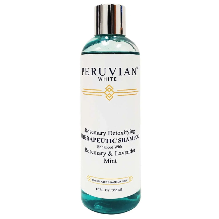 Peruvian White Rosemary Detoxifying Therapeutic Shampoo 12 Oz by Peruvian White