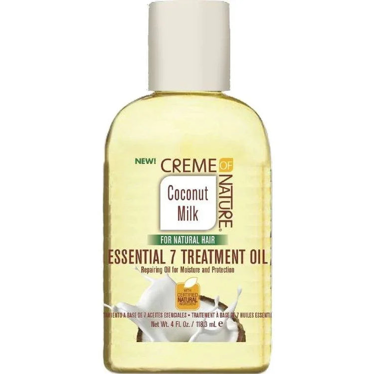 Creme Of Nature With Certified Natural Ingredients Coconut Milk Essential 7 Treatment Oil 4 Oz by Creme of Nature