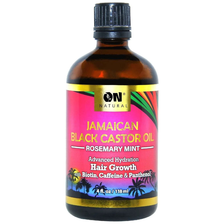On Natural Jamaican Black Castor Oil Rosemary Mint 4 Oz by ON Natural
