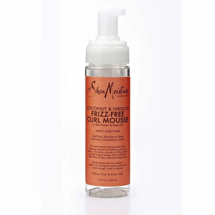 Shea Moisture Coconut Hibiscus Frizz-Free Curl Mousse 7.5 Oz by SheaMoisture