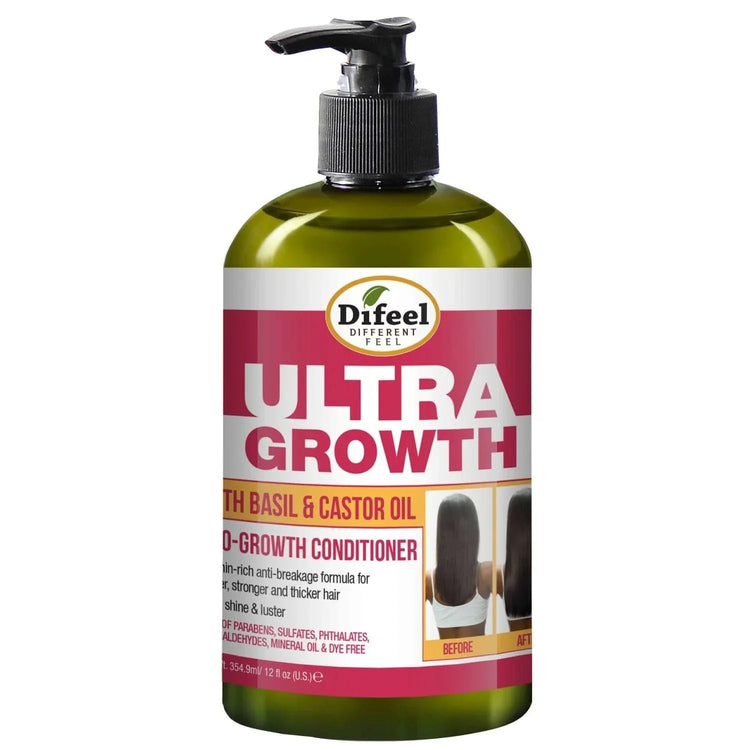 Difeel Sunflower Difeel Ultra Growth Conditioner With Basil Castor Oil 12 Oz by Sunflower