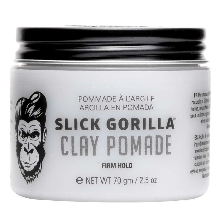 Slick Gorilla Clay Pomade Firm Hold 2.5 Oz by SLICK GORILLA