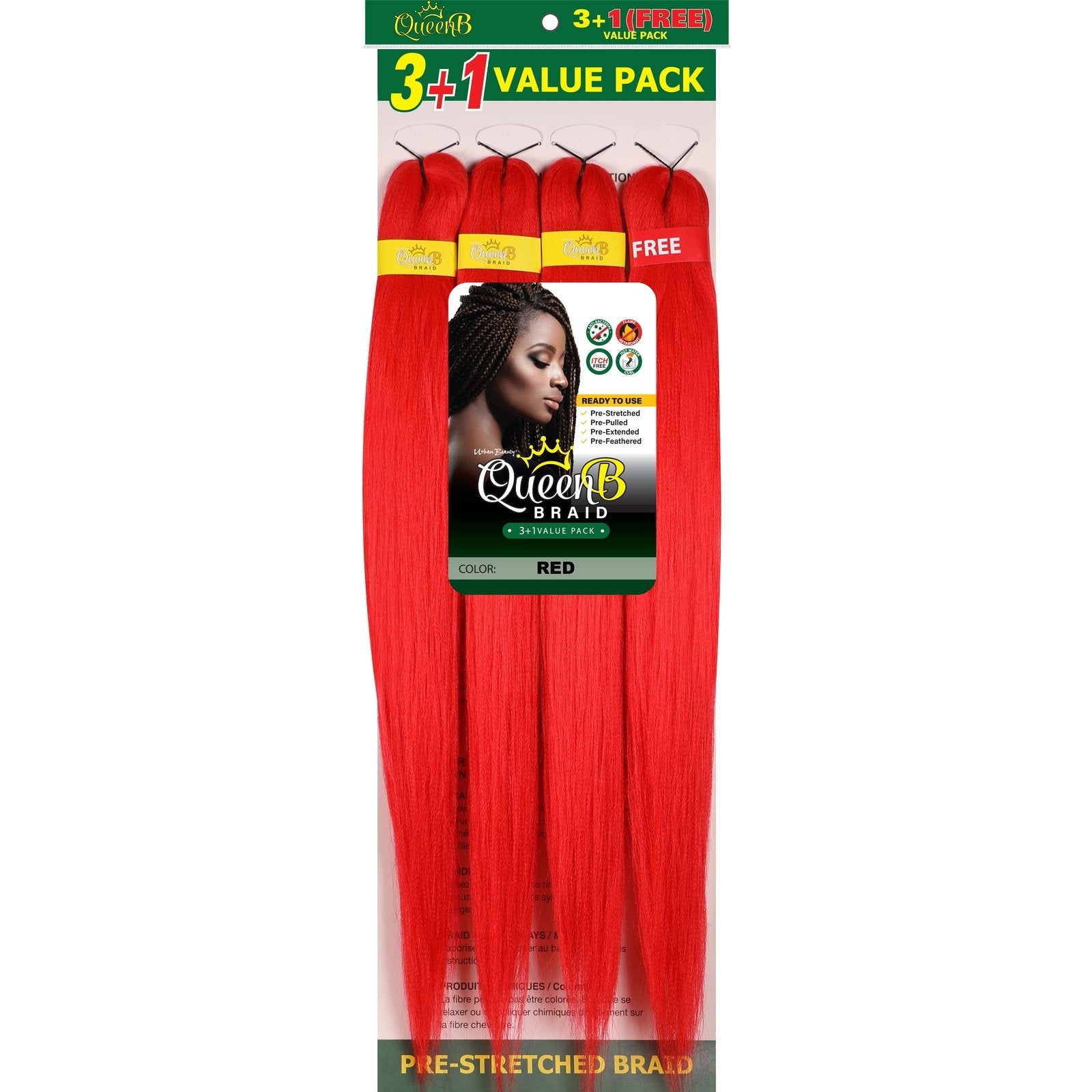 Queen B Pre-Stretched Value Pack Queen B Pre-Stretched Value Pack