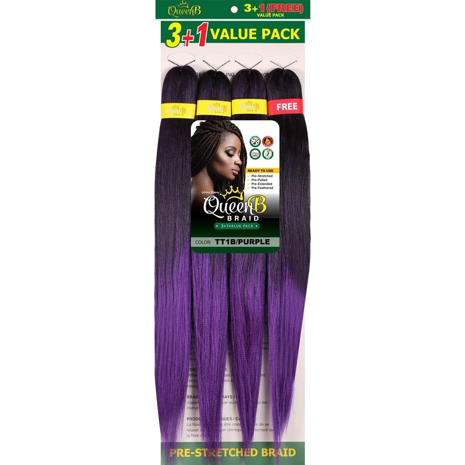 Queen B Pre-Stretched Value Pack Queen B Pre-Stretched Value Pack