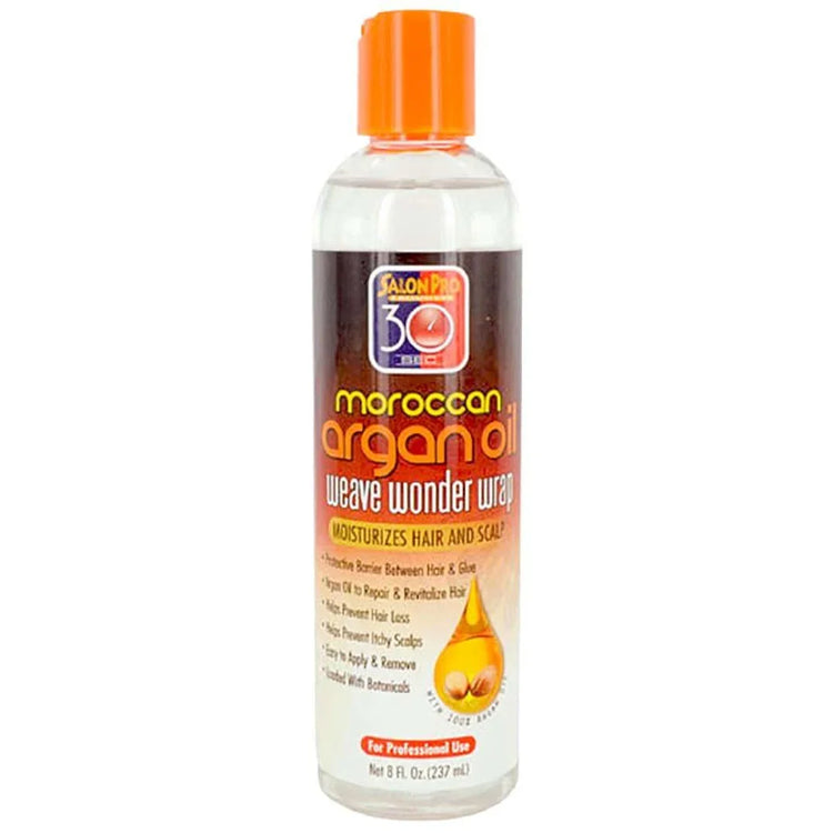 Salon Pro Weave Wond Wrap Argan Oil-Clear 8 Oz by Salon Pro