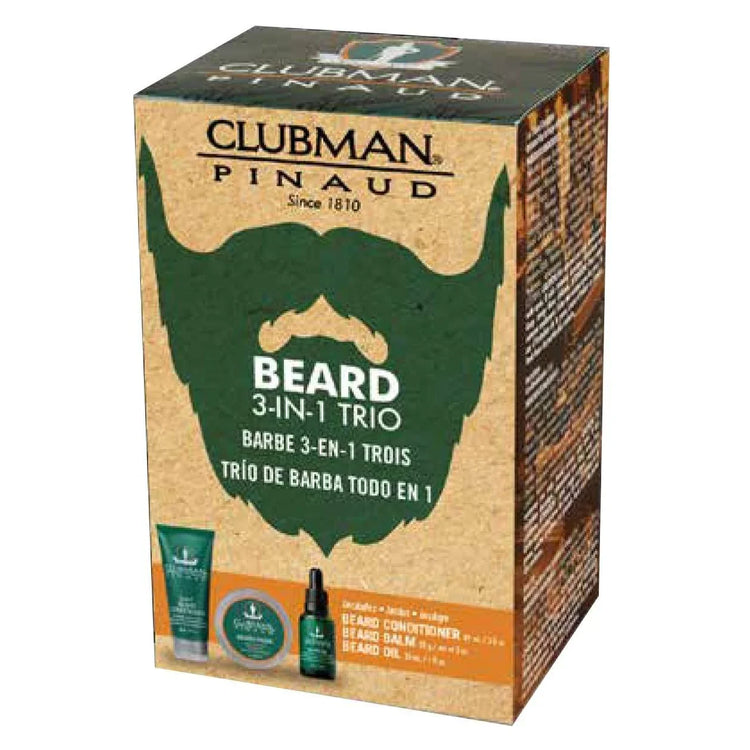 Clubman Pinaud Beard 3-In-1 Trio by CLUBMAN