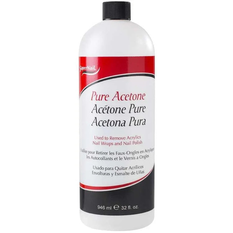 Super Nail Nail Polish Remover Pure Acetone by Super Nail