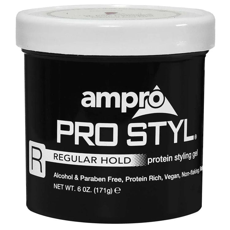 Ampro Styling Gel Protein Black Regular by AMPRO