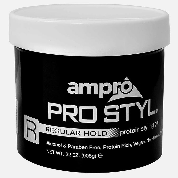 Ampro Styling Gel Protein Black Regular by AMPRO
