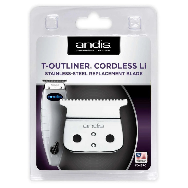 Andis Cordless Replacement T-Outliner Li Blade - Stainless Steel by ANDIS