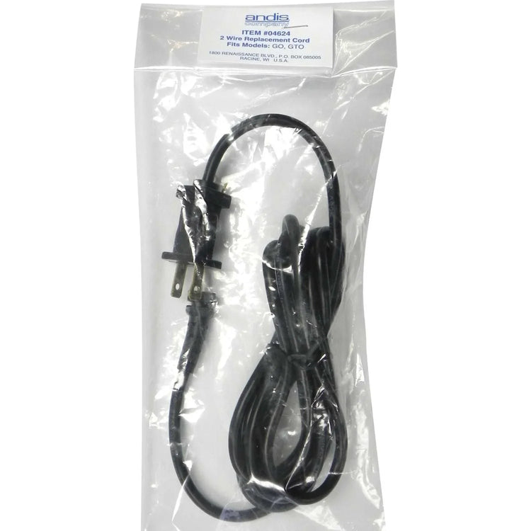 Andis T-Outliner replacement cord packaged for GTO G GO T-Outliner and Outliner II models